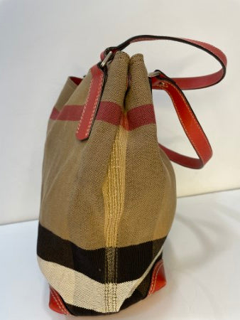 Burberry House Check Red Shoulder Bag