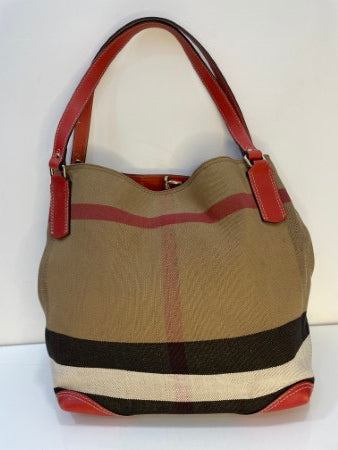 Burberry House Check Red Shoulder Bag