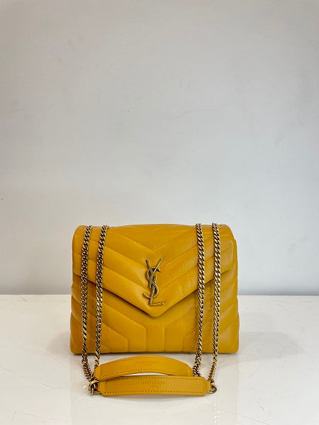 YSL Yellow Loulou Small Bag