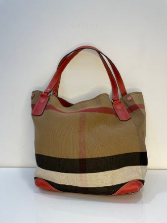 Burberry House Check Red Shoulder Bag