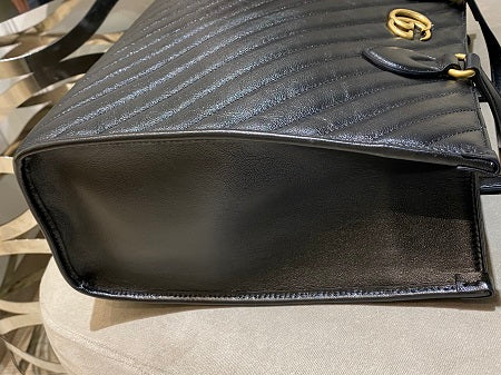 Gucci Black Marmont Tote Medium Bag