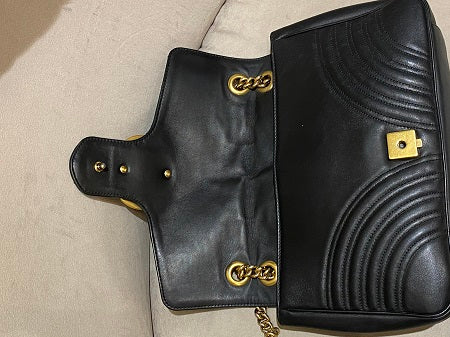 Gucci Black Marmont Medium Bag