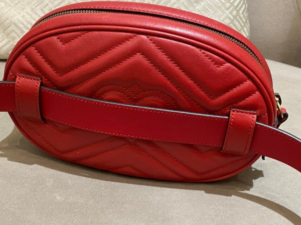 Gucci red bum bag on sale