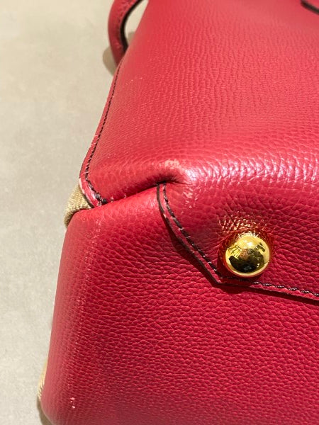 Burberry Red Banner Medium Bag