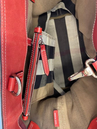 Burberry House Check Red Shoulder Bag