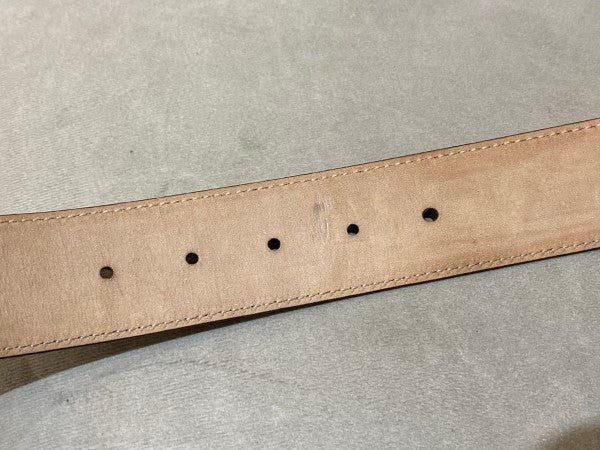 Gucci Brown GG Guccissima Belt 36