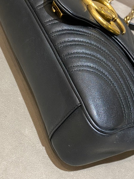 Gucci Black Marmont Medium Bag