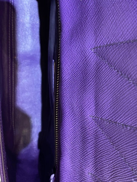 Prada Purple Flap Bag