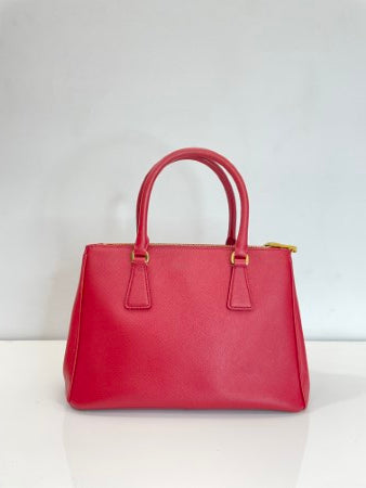 Prada Red Saffiano Tote Bag