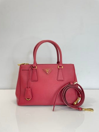 Prada Red Saffiano Tote Bag