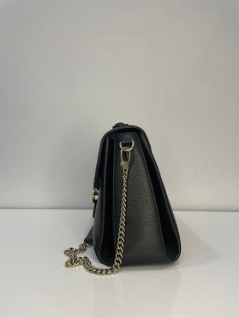 Gucci Black Interlocking G Top Handle Bag