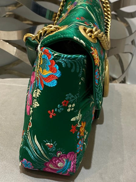 Gucci marmont best sale floral bag