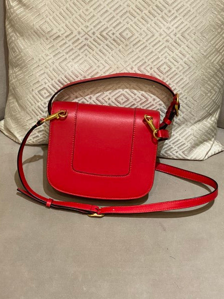 Valentino Red Super V Top Handle Bag