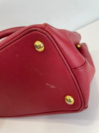 Prada Red Saffiano Tote Bag