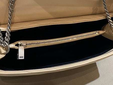 YSL Beige Loulou Flap Bag