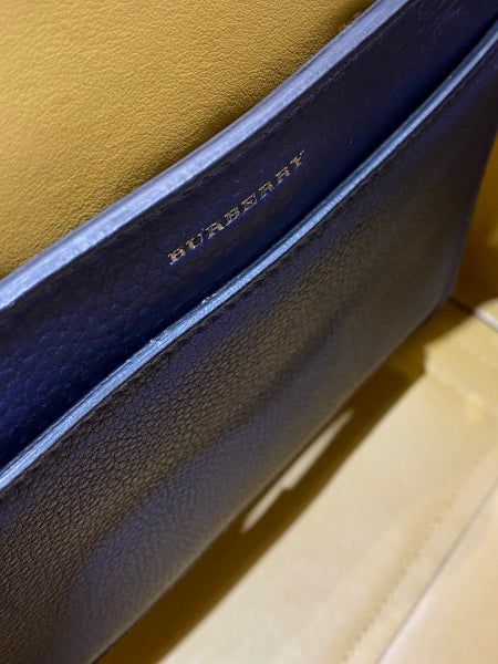 Burberry Navy Blue Marais Medium Bag