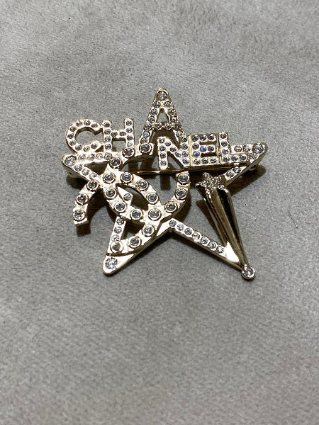 Chanel Gold Star Brooch