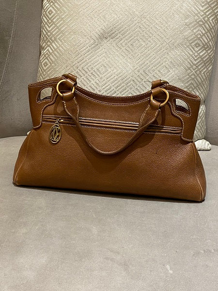 Cartier Camel Marcello De Cartier Bag