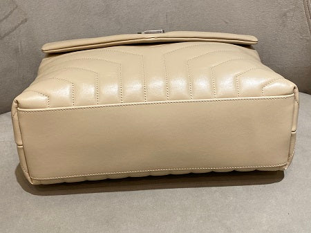 YSL Beige Loulou Flap Bag