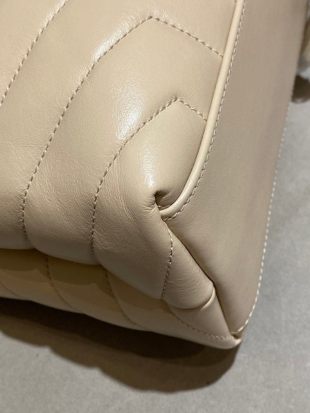 YSL Beige Loulou Flap Bag