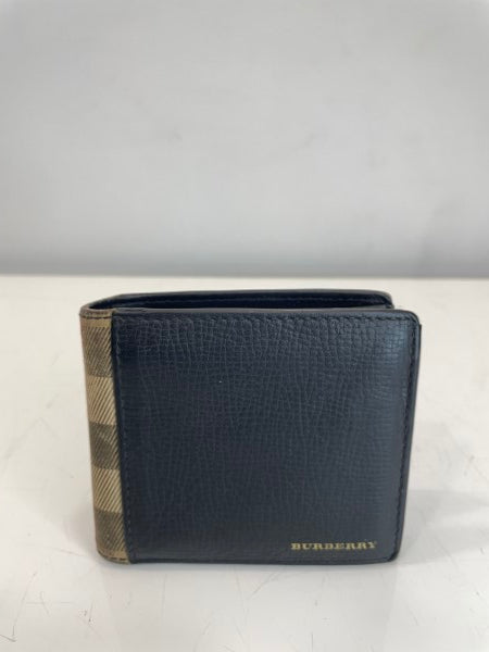 Burberry Black House Check Bi-fold Wallet