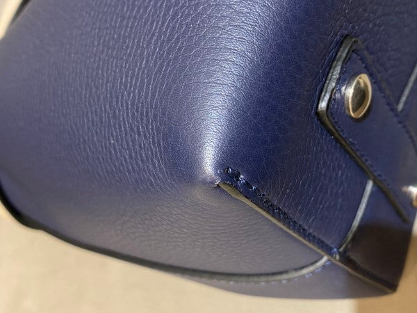 Burberry Navy Blue Marais Medium Bag