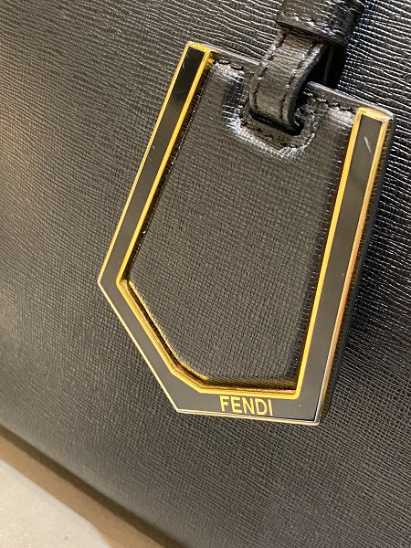 Fendi Black 2 Jour Large Bag