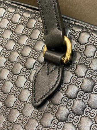 Gucci Black GG Tote Bag