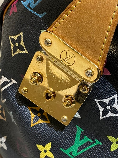 Louis Vuitton Monogram Multicolor Black Speedy Bag