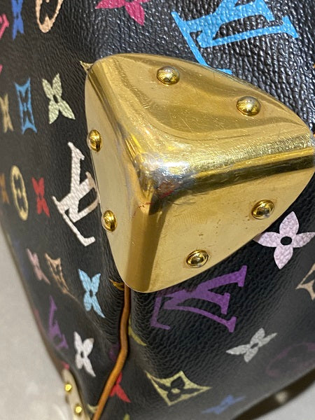 Louis Vuitton Monogram Multicolor Black Speedy Bag