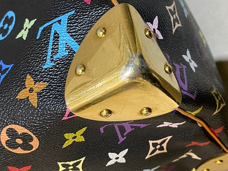 Louis Vuitton Monogram Multicolor Black Speedy Bag