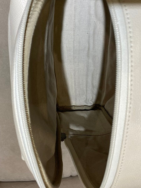 Gucci Off White Logo Front Pocket Backpack Bag