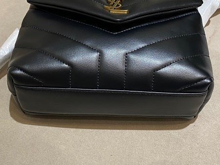 YSL Black Loulou Flap Bag