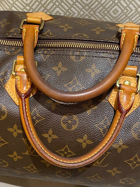 Louis Vuitton Monogram Speedy 35 Hand Bag M41524 LV Auth 47488 Cloth  ref.994850 - Joli Closet
