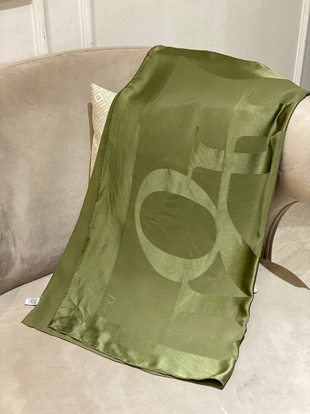 Christian Dior Olive Scarf