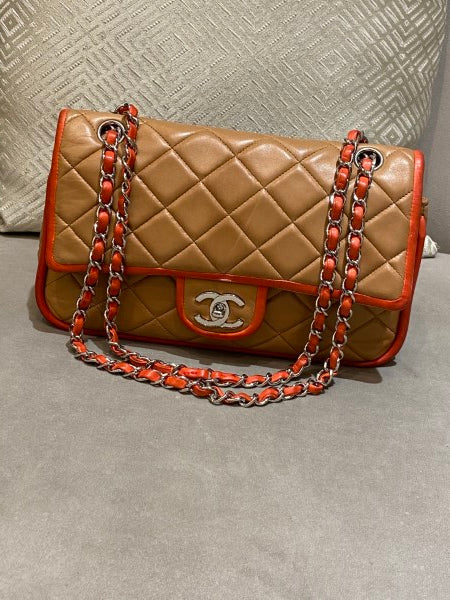 Chanel Bicolor Classic Double Flap Bag