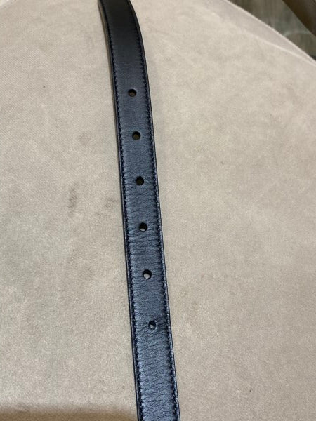 Gucci Black Double G Buckle Belt 32