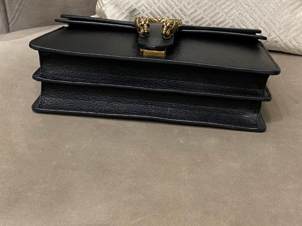 Gucci Black Web Mini Dionysus Shoulder Bag