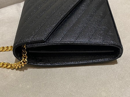 YSL Black Matelasse WOC