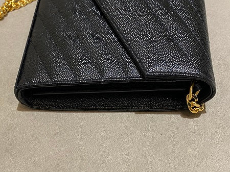 YSL Black Matelasse WOC