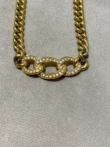 Christian Dior Gold Plated Necklace