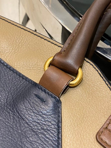 YSL Bicolor Cabas Bag