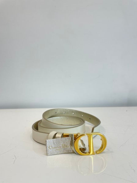 Christian Dior Bicolor Reversible Belt
