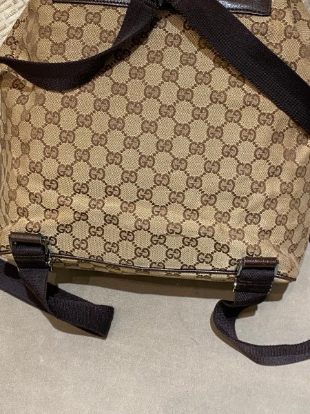 Gucci Bicolor Monogram Backpack Bag