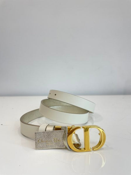 Christian Dior Bicolor Reversible Belt