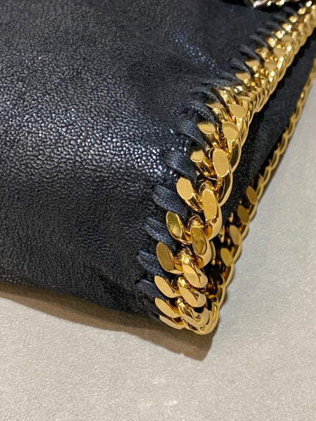 Stella Mccartney Black Falabella Large Bag