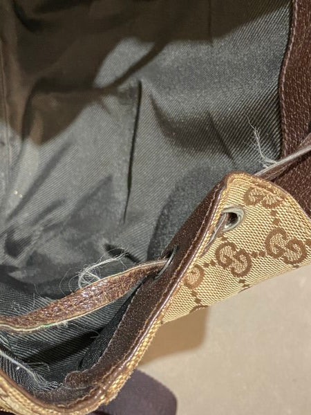 Gucci Bicolor Monogram Backpack Bag