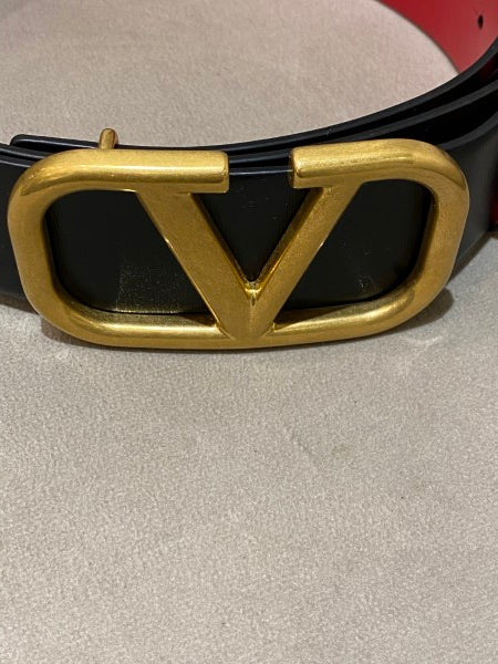 Valentino Bicolor Reversible Belt 36