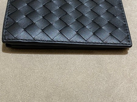 Bottega Veneta Black Intrecciato Wallet