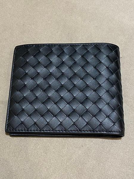 Bottega Veneta Black Intrecciato Wallet